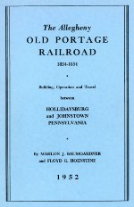 "Allegheny Old Portage Railroad," Front Cover, 1952